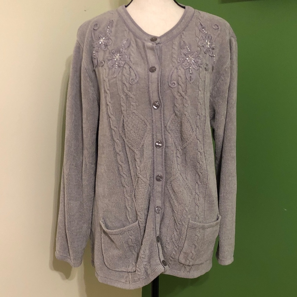 Jenny Button-Up Cardigan sweater